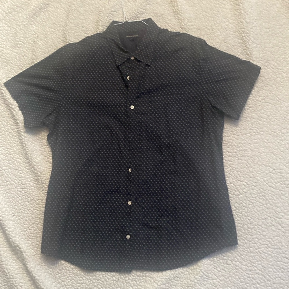 Banana Republic button-down short sleeve dress shirt